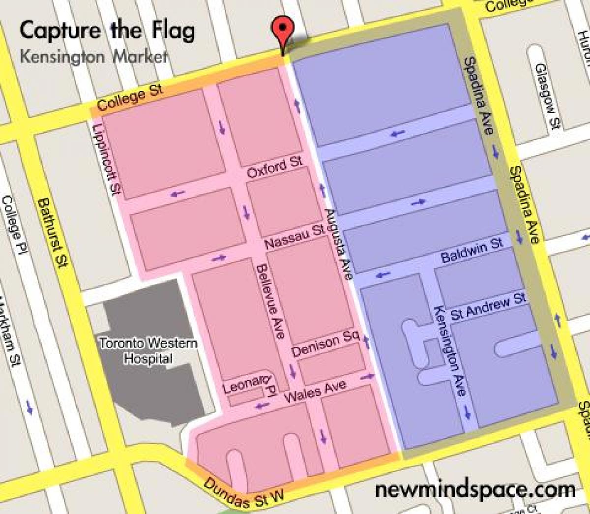 Χάρτης του Κένσινγκτον και Αγορά της Πόλης του Τορόντο