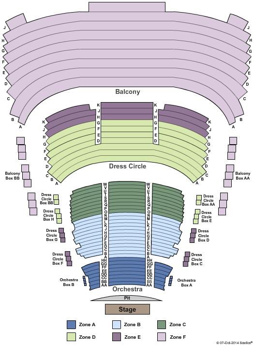 Χάρτης της Princess of Wales Theatre