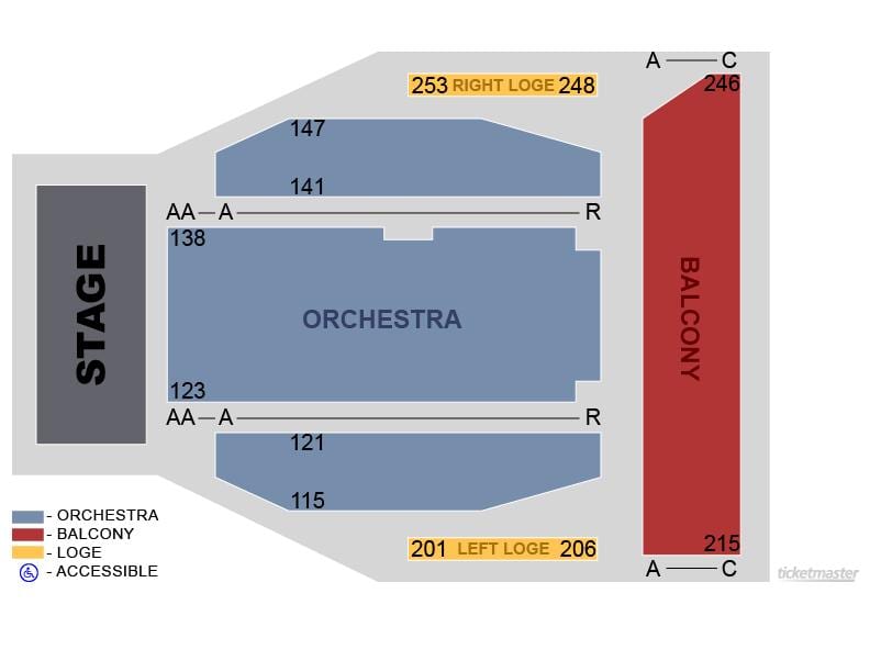 Χάρτης της Toronto centre for the arts καθιστικό