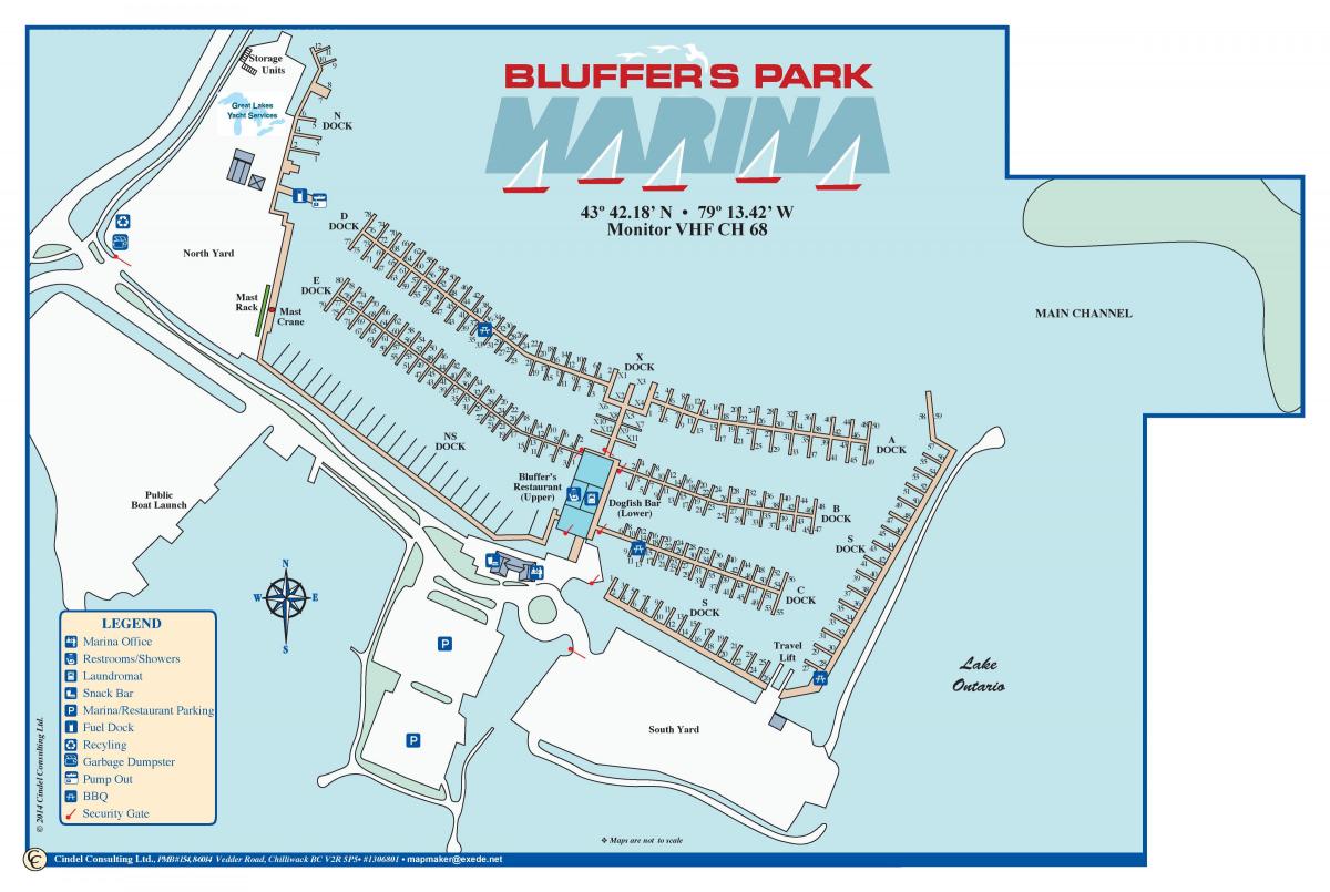 Χάρτης της Μπλοφατζής Park Marina
