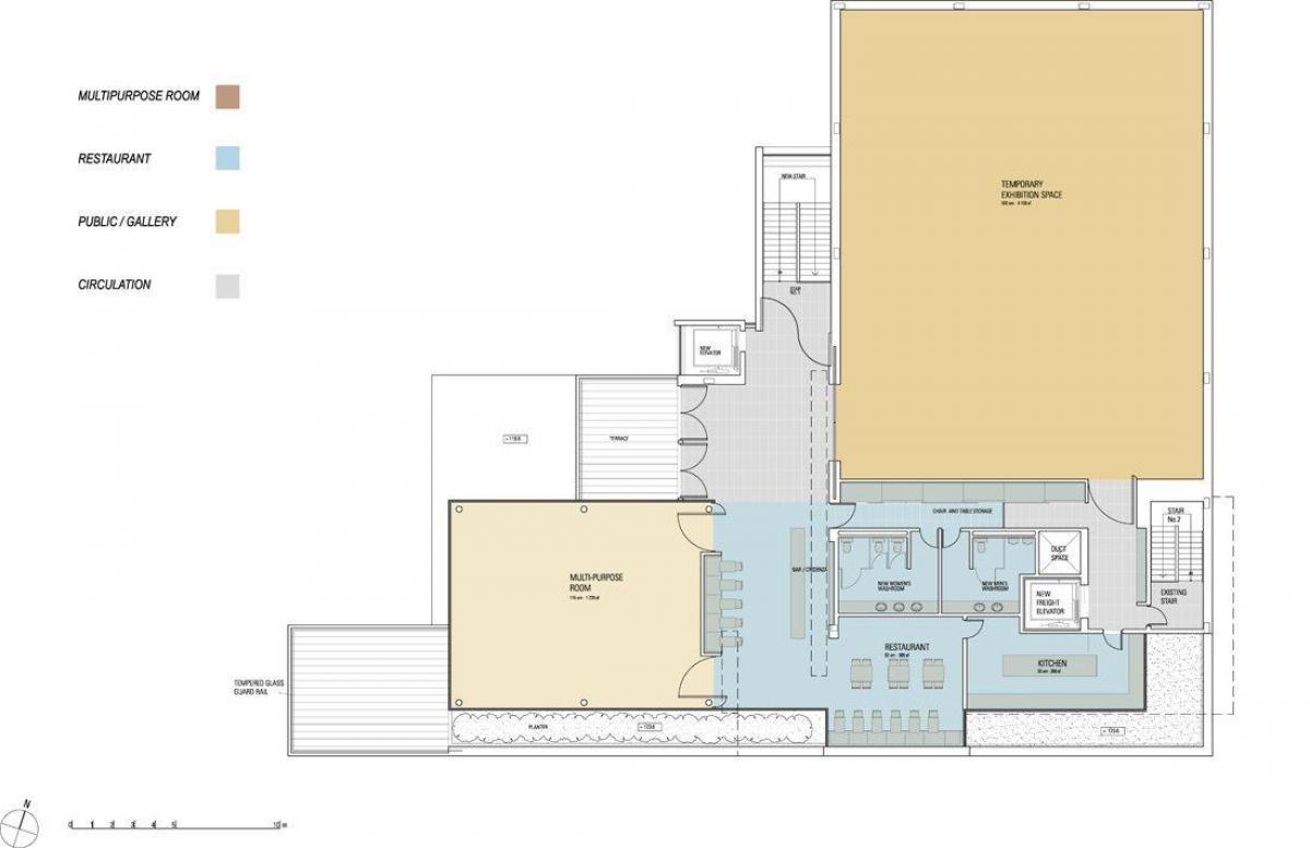 Χάρτης της Gardiner museum δεύτερο όροφο