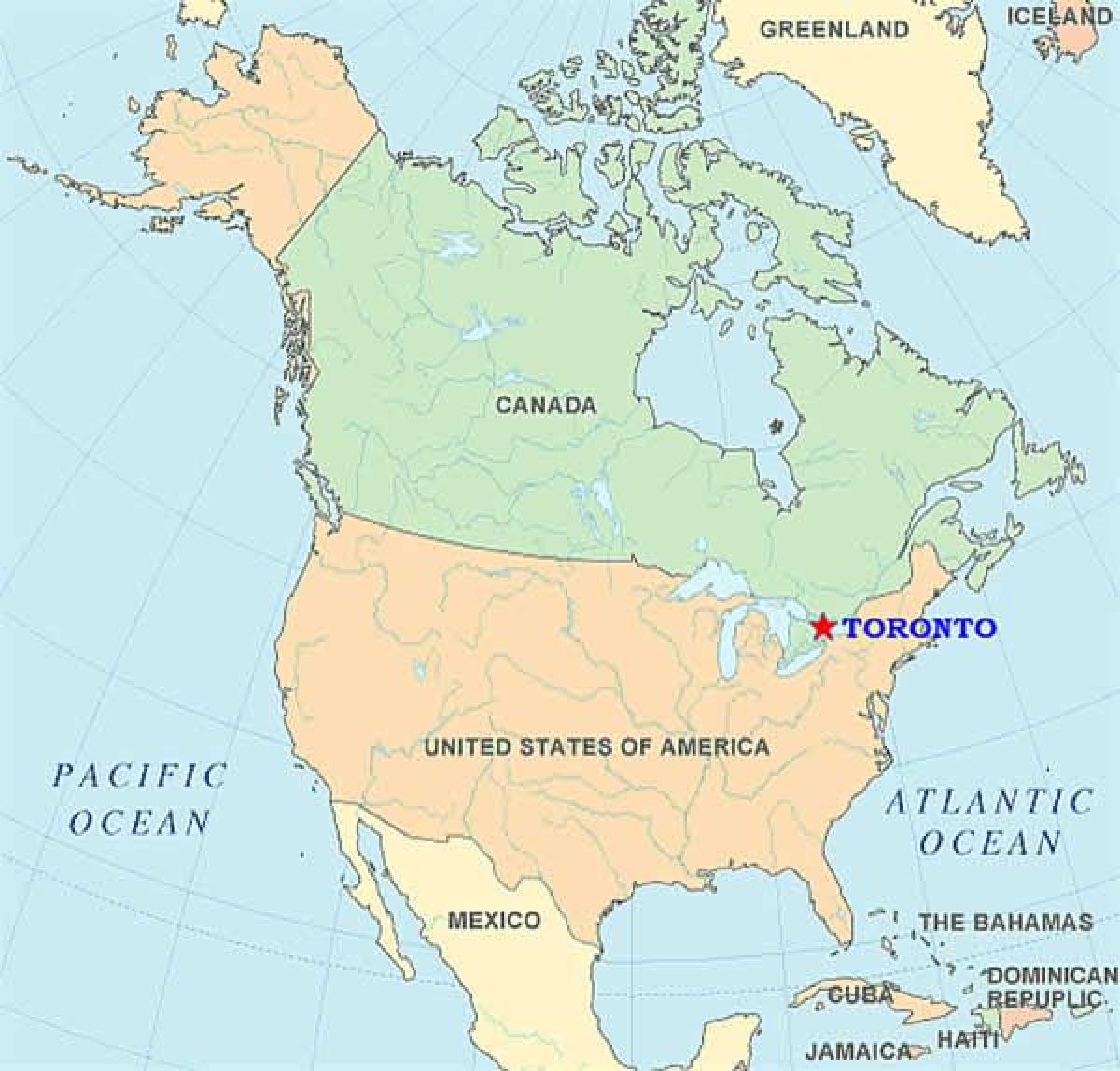 Χάρτης του Τορόντο στις ηνωμένες πολιτείες