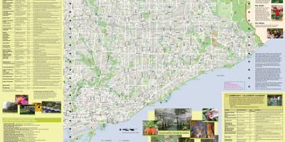 Χάρτης της κήπους Toronto east