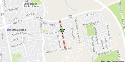 Χάρτης της Black creek drive Toronto