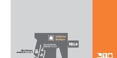 Εμφάνιση χάρτη Royal Ontario Museum επίπεδο Β2