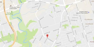 Χάρτης της Bermondsey δρόμο του Τορόντο