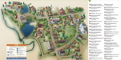 Χάρτης Black Creek Pioneer Village