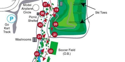 Χάρτης της Centennial Park golf μαθήματα Τορόντο