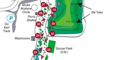 Χάρτης της Centennial Park golf μαθήματα Τορόντο
