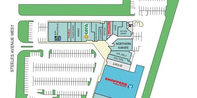 Χάρτης της Dufferin mall