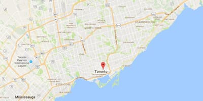 Χάρτης της Κήπο Διαμέρισμα Τορόντο