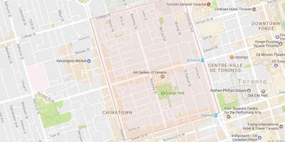 Εμφάνιση χάρτη Grange Park γειτονιά Τορόντο