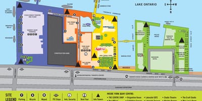 Χάρτης της Harbourfront Centre
