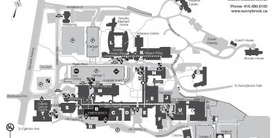 Χάρτης της Sunnybrook επιστημών Υγείας κέντρο - SHSC