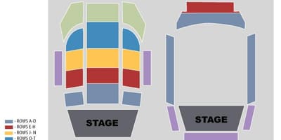 Χάρτης της Toronto Centre for the Arts επίπεδα