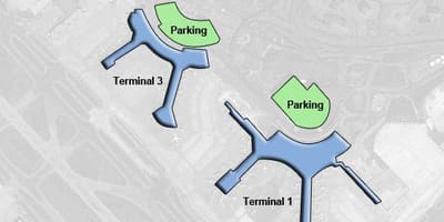 Χάρτης του Τορόντο Pearson airport Καναδά