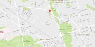Χάρτης της Trethewey drive Toronto