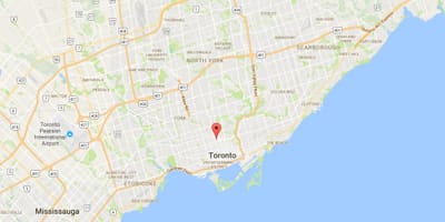 Χάρτης της Toronto Yorkville