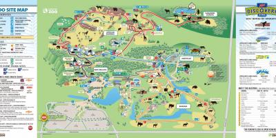 Χάρτης της ζωολογικός κήπος του Τορόντο