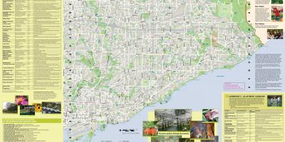 Χάρτης της κήπους Toronto east