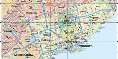 Χάρτης της Ταχείας κυκλοφορίας στο Τορόντο