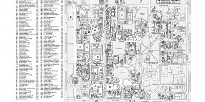 Χάρτης του πανεπιστημίου του Τορόντο St Georges πανεπιστημιούπολη