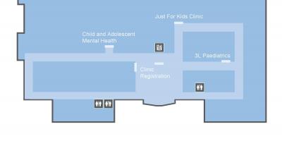 Χάρτης του Αγίου Ιωσήφ κέντρο Υγείας του Τορόντο OLM επίπεδο 3