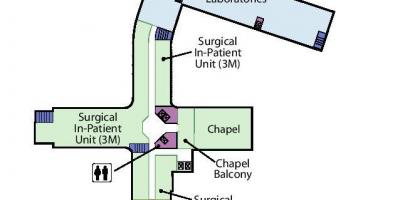 Χάρτης του Αγίου Ιωσήφ κέντρο Υγείας του Τορόντο επίπεδο 3