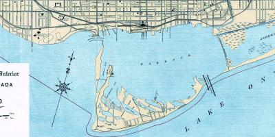Χάρτης του Τορόντο Λιμάνι 1906