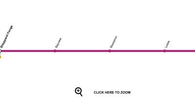 Χάρτης του Τορόντο μετρό γραμμή 4 Σέπαρντ